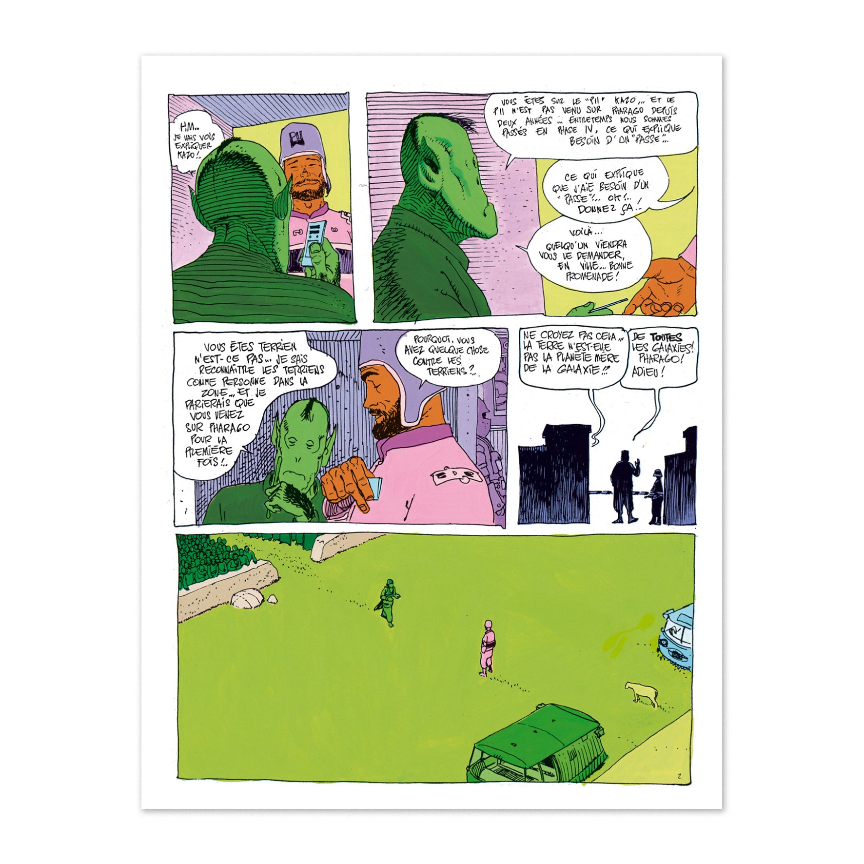 Escale sur Pharagonescia / Le Bandard Fou - Diptyque