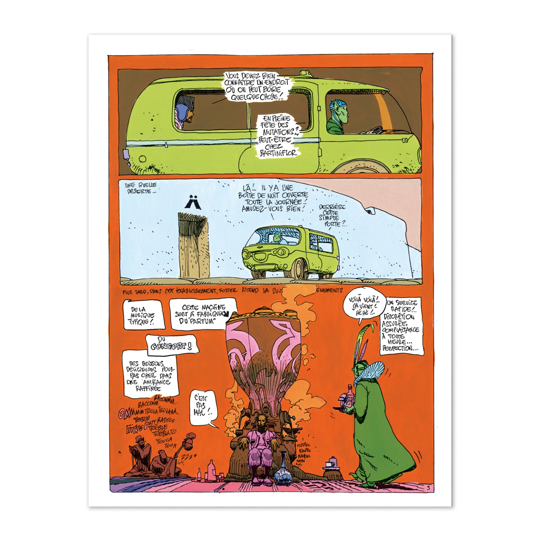 Escale sur Pharagonescia / Le Bandard Fou - Diptyque