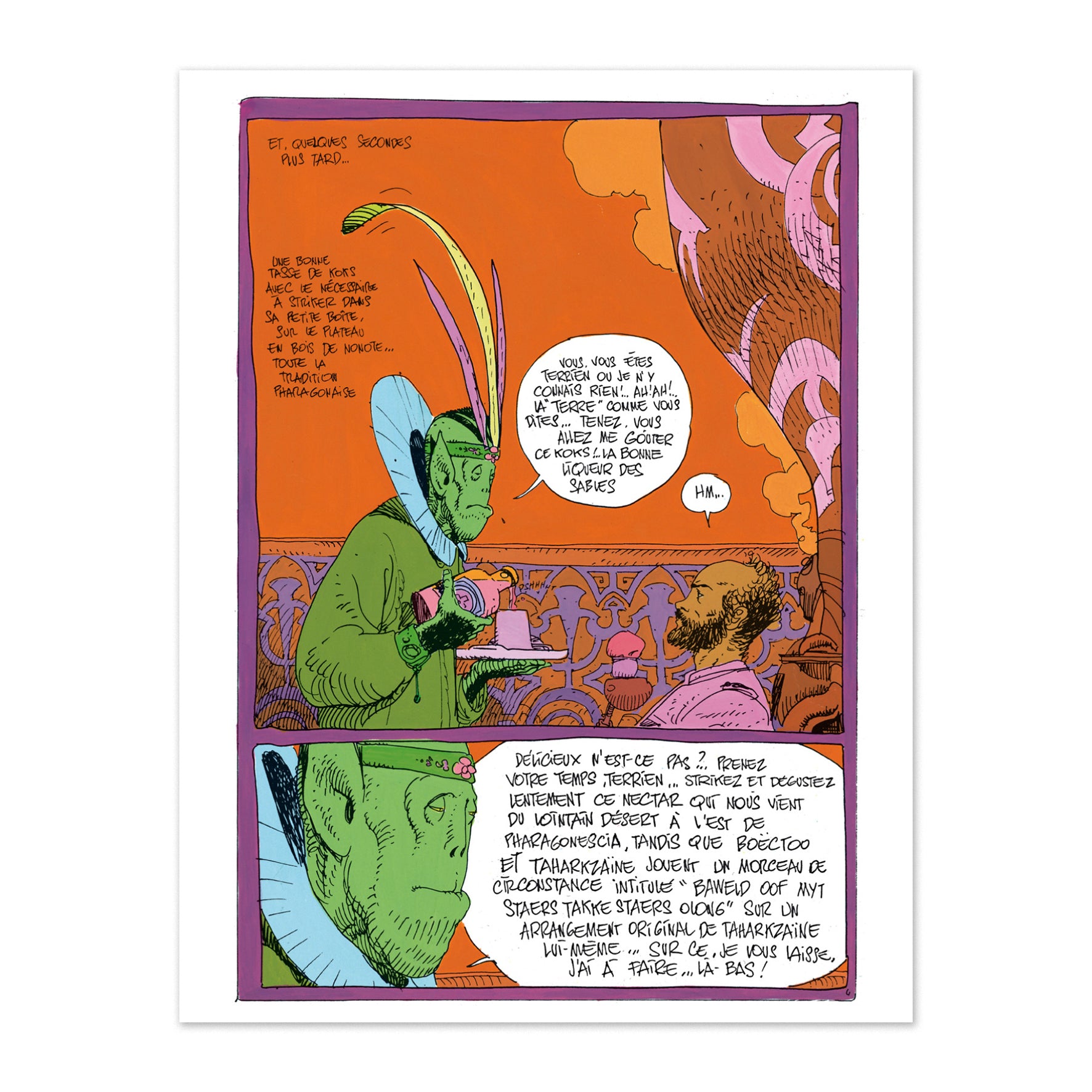 Escale sur Pharagonescia / Le Bandard Fou - Diptyque